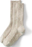 Lands' End Marl Crew Camp Socks