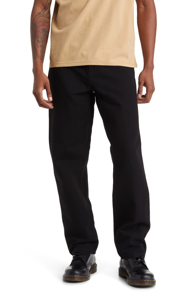 Carhartt Work In Progress Single Knee Organic Cotton Canvas Straight Leg Pants, Main, color, 