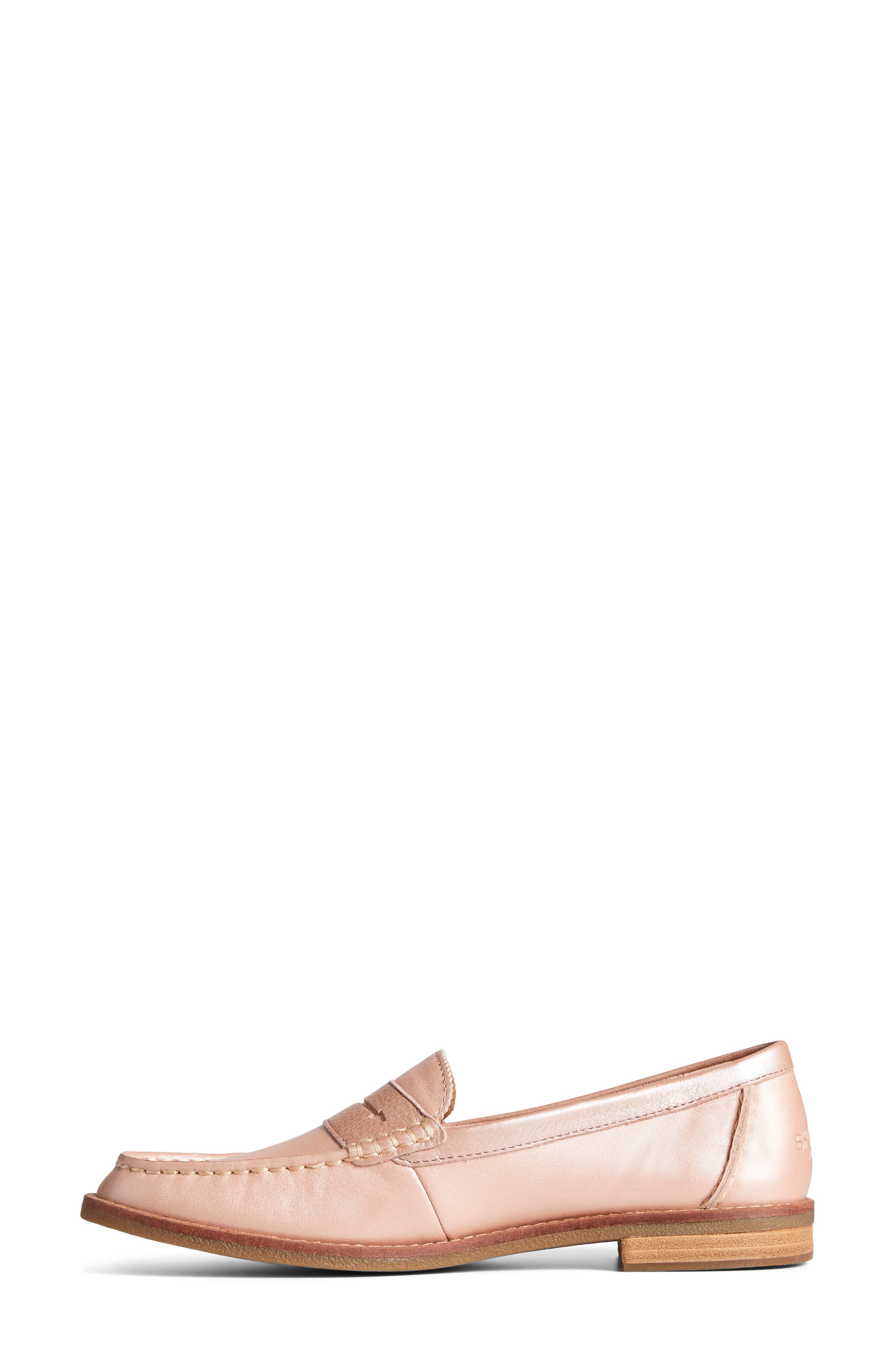Seaport Penny Loafer, Alternate, color, ROSE