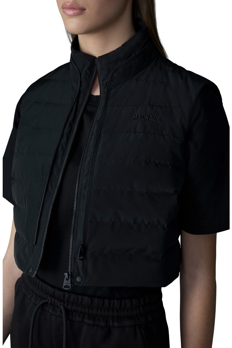Priscilla 3-in-1 Hybrid Lightweight Jacket with Down Vest, Alternate, color, BLACK