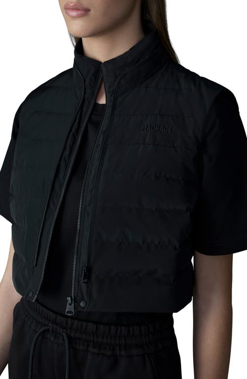 Mackage Priscilla 3-in-1 Hybrid Lightweight Jacket With Down Vest In Black
