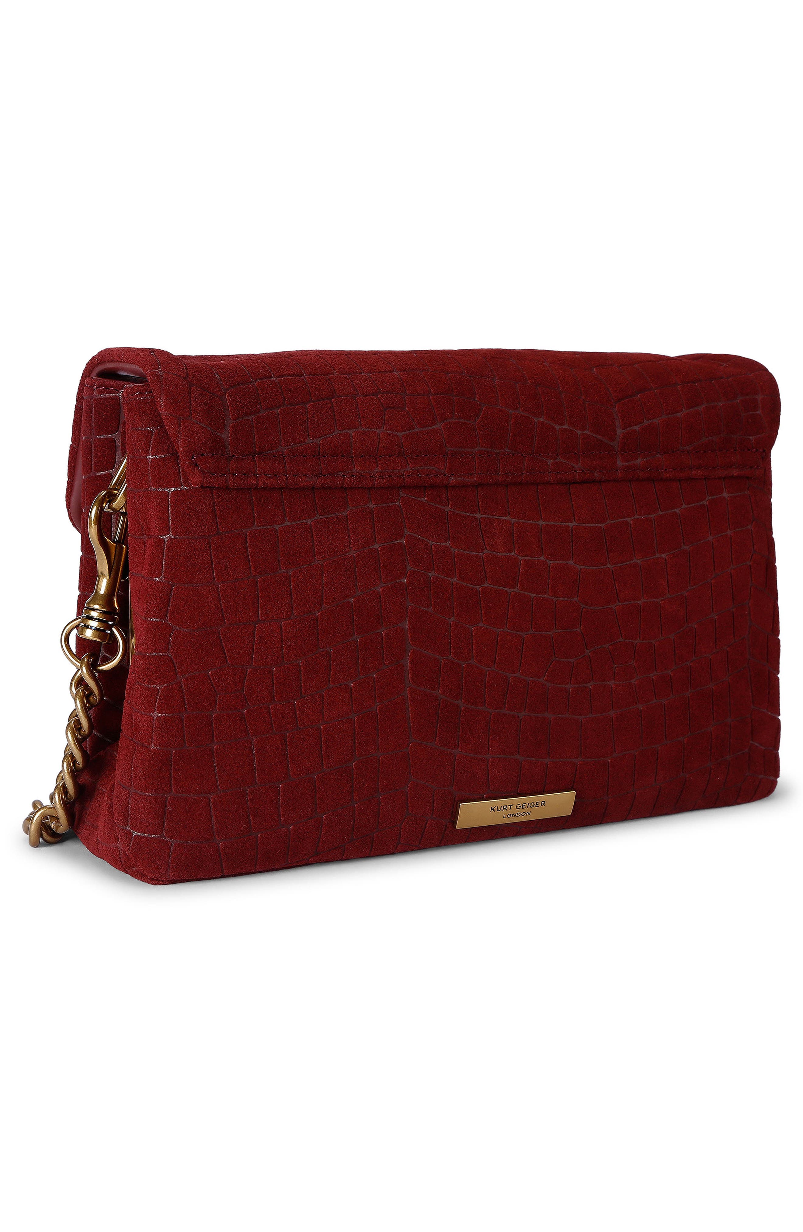 Celia Leather Shoulder Bag, Alternate, color, MEDIUM RED