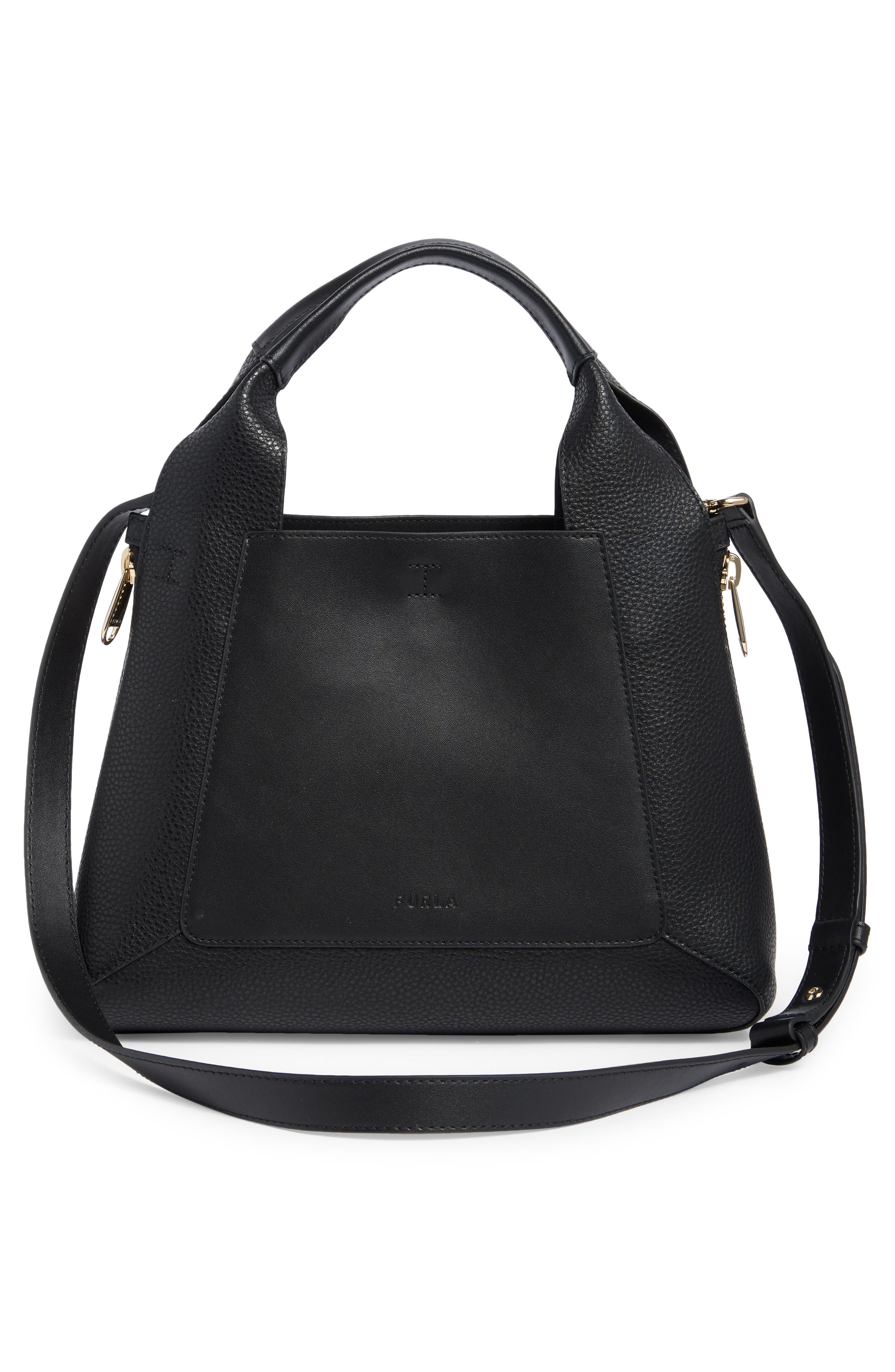 Furla Miagilda Tote Bag, Alternate, color, Nero