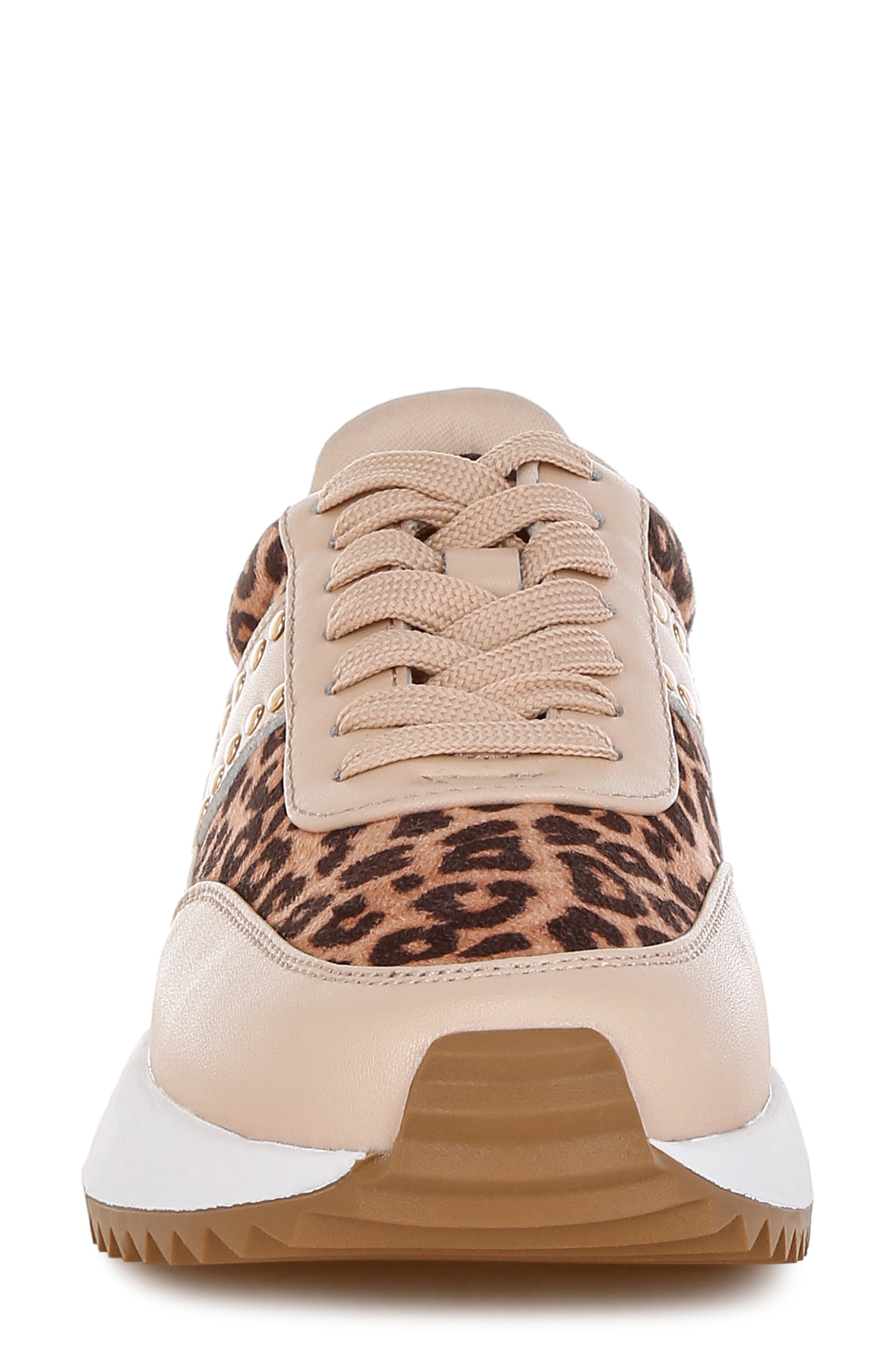 Rag & Co Lepark Studded Sneaker, Alternate, color, Beige