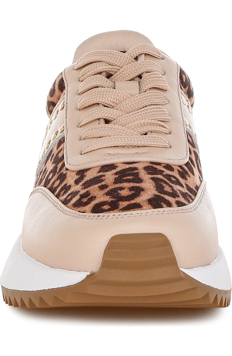 Rag & Co Lepark Studded Sneaker, Alternate, color, Beige
