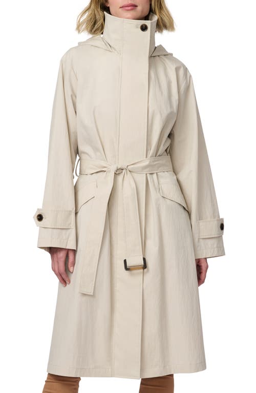 Bernardo Recyled Cotton Blend Trench Coat In Bone