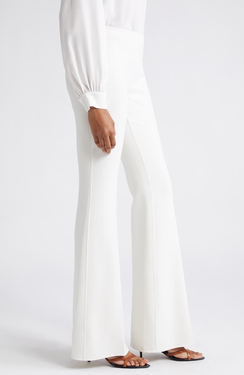 Michael Kors Collection Brooke Stretch Wool Flare Leg Pants, Alternate, color, 