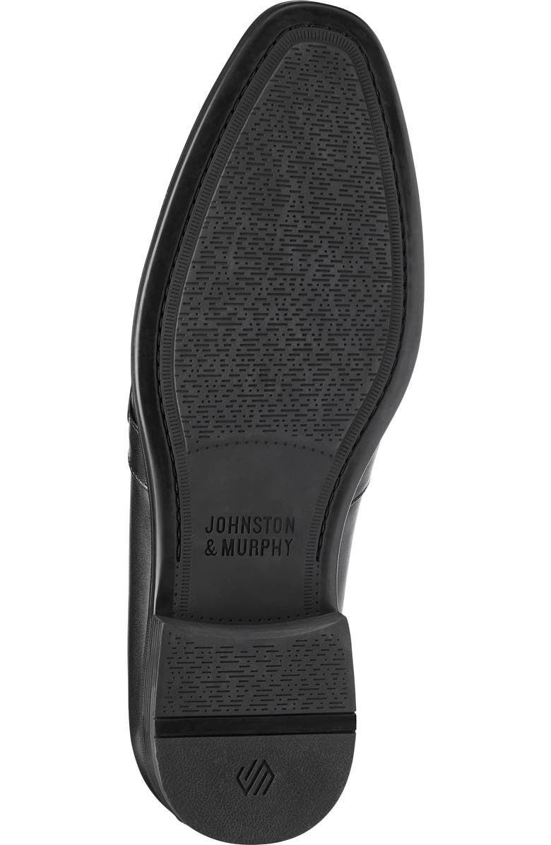 Johnston & Murphy Gibbons Embossed Bit Loafer, Alternate, color, Black Full Grain