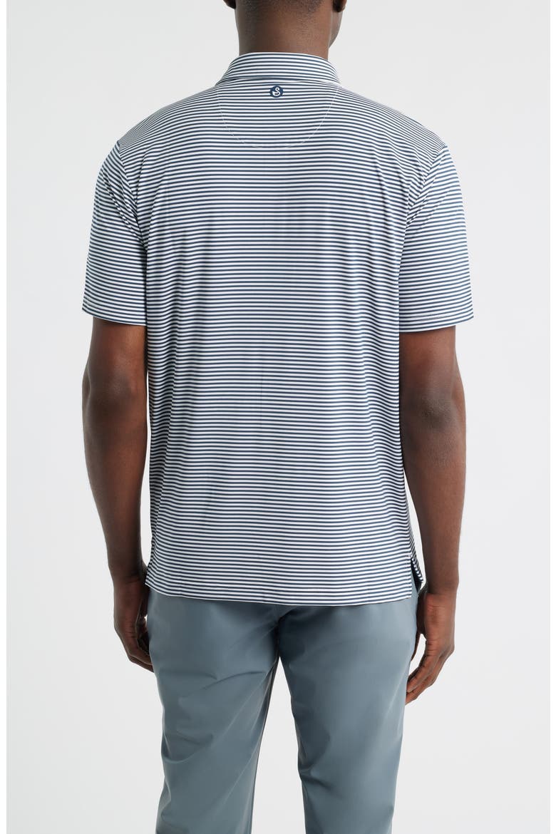 Smith Stripe Performance Golf Polo, Alternate, color, NAVY-WHITE