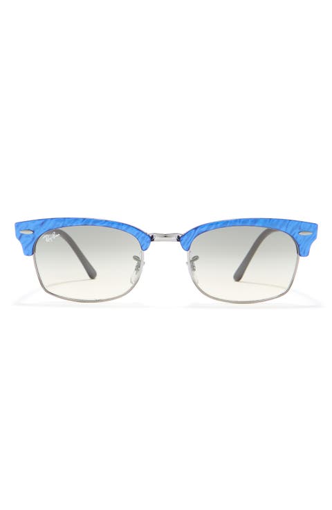 52mm Gradient Rectangle Sunglasses