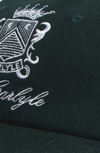スポーティアンドリッチ　CARLYLE EMBROIDERED HAT The Carlyle Souvenir Hat - White/Navy – Sporty & Rich