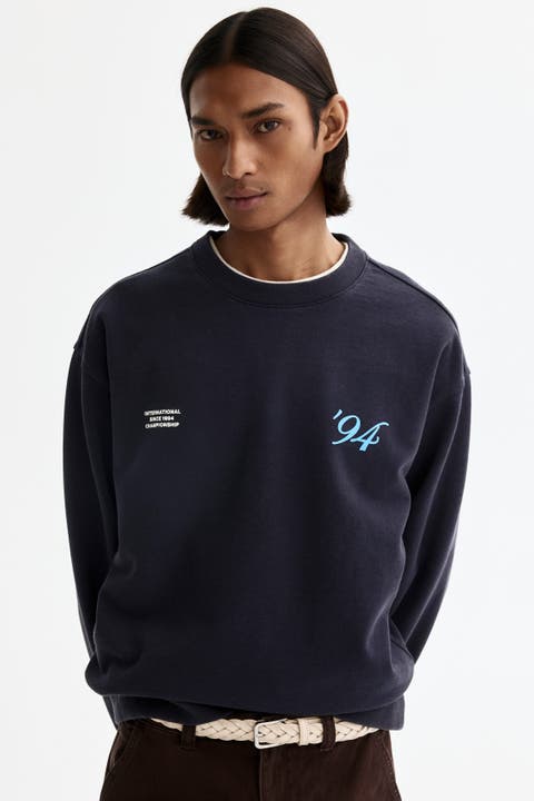 Loose Fit Printed Sweatshirt