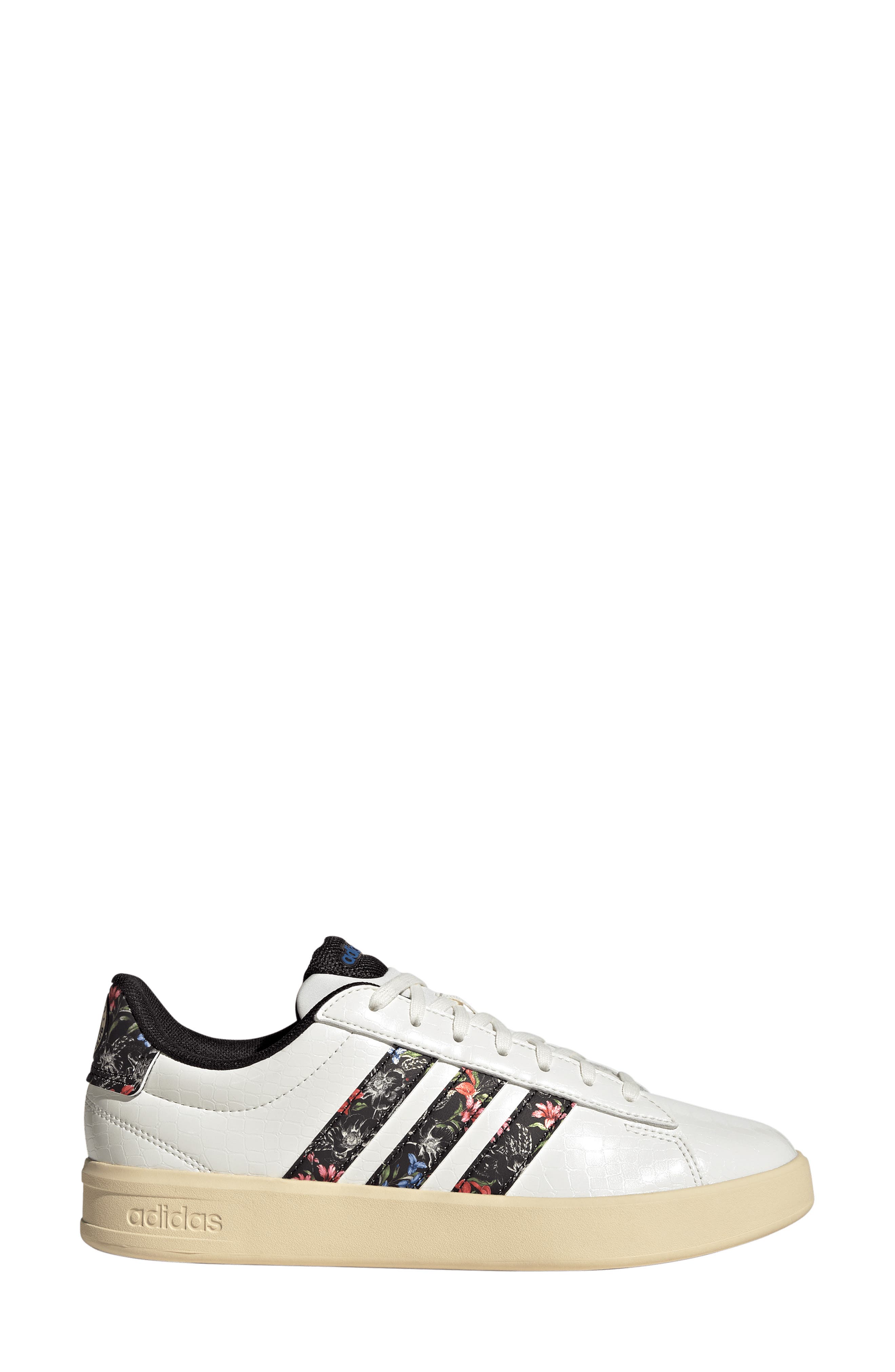 adidas Grand Court 3.0 Sneaker, Alternate, color, Off White/ Black/ Vanilla
