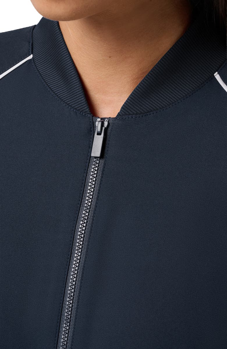 TravisMathew Opening Shot Bomber Jacket, Alternate, color, Navy Blazer