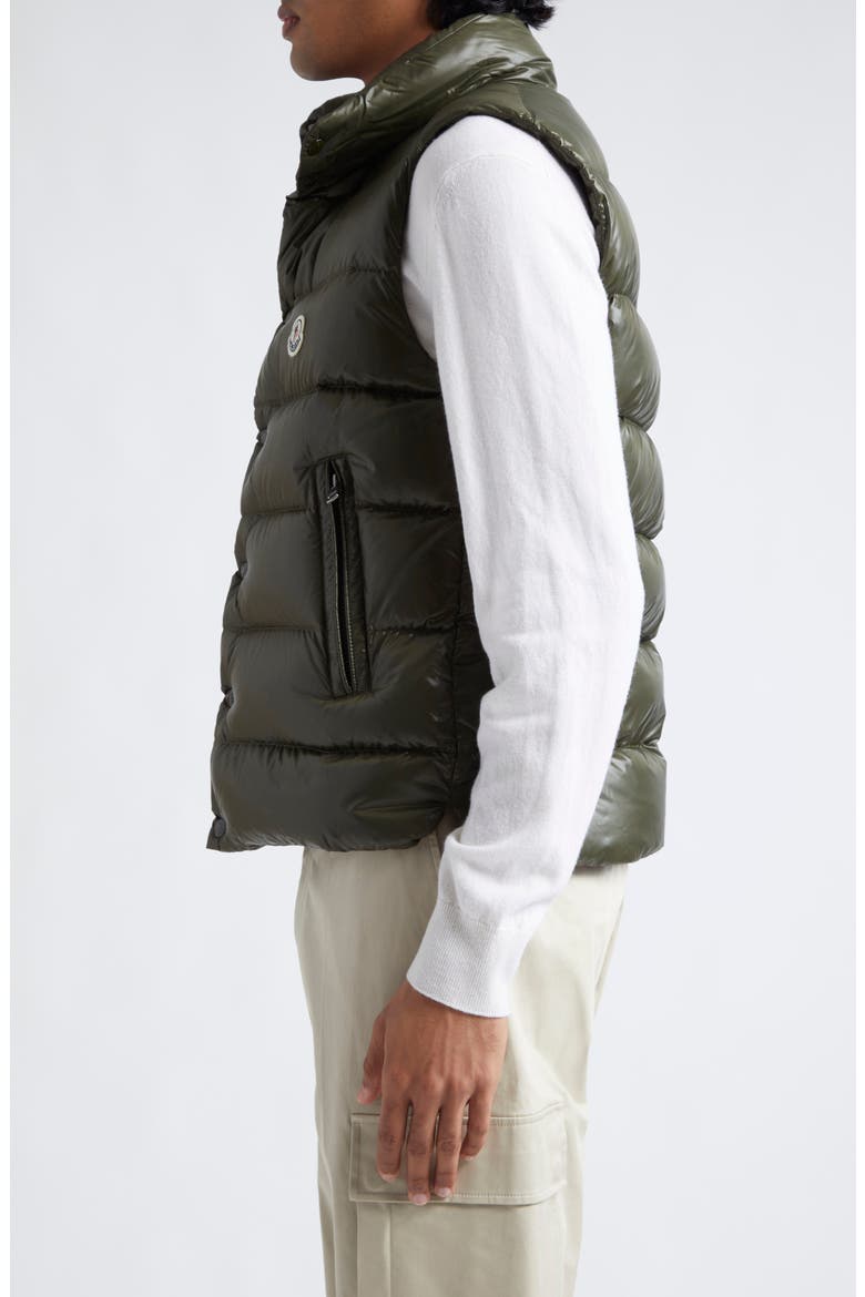 Tibb Down Puffer Vest, Alternate, color, OLIVE GREEN