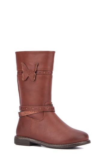 Olivia Miller Kids' Cloudz Mid Calf Boot In Brown