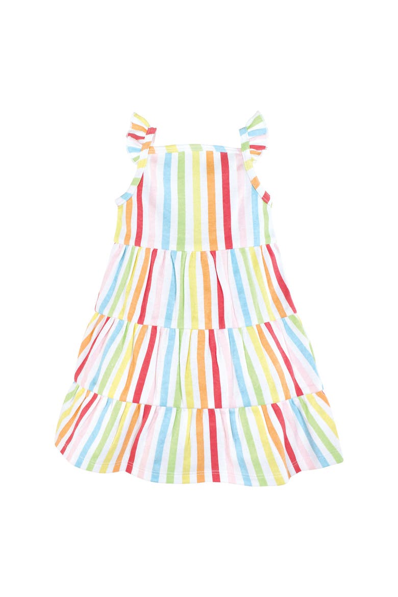 2Pk Dress Set(Toddler, Little Kid & Big Kid), Alternate, color, Rainbow Stripe