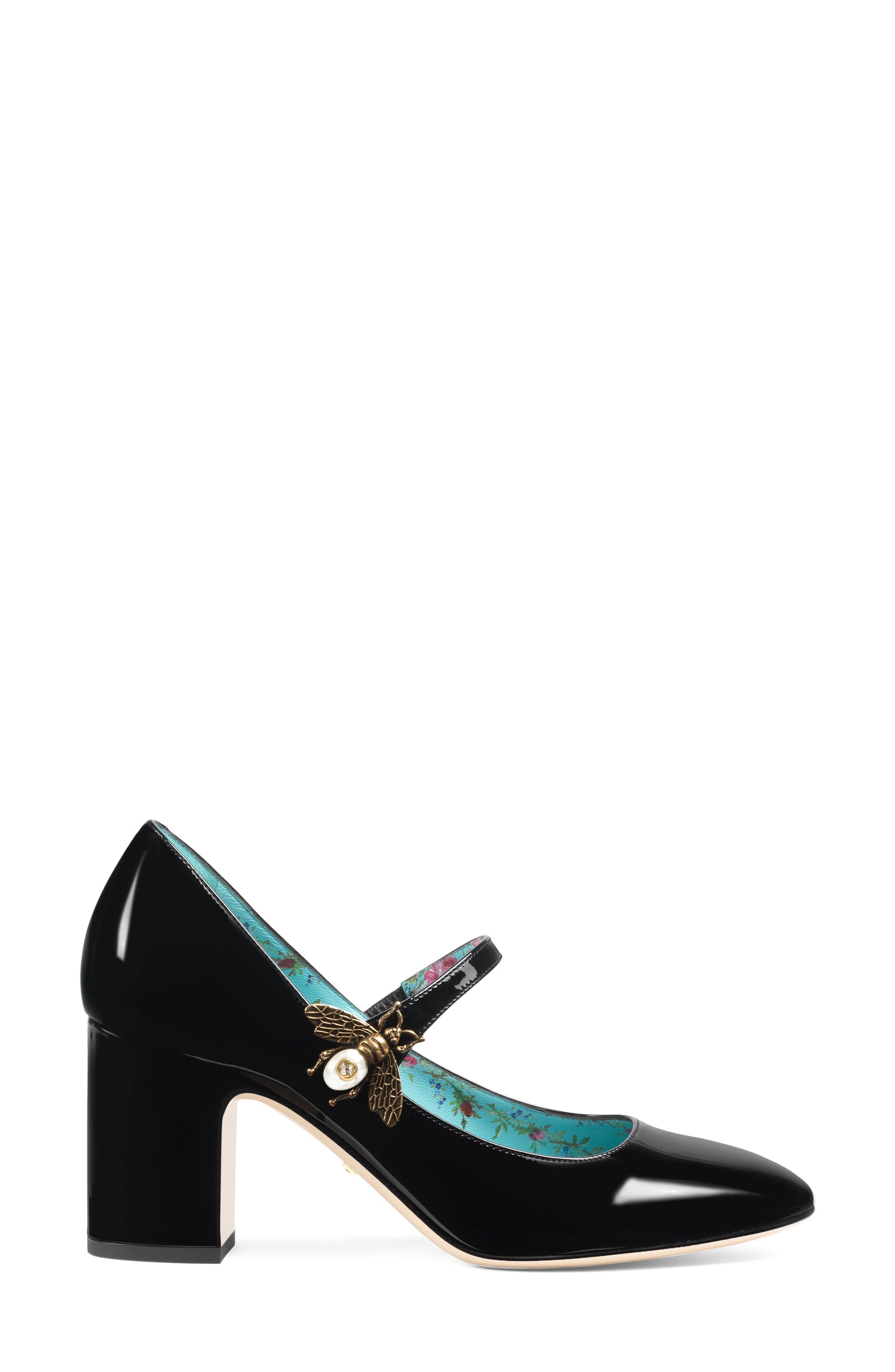 Gucci Lois Bee Mary Jane Pump, Alternate, color, 