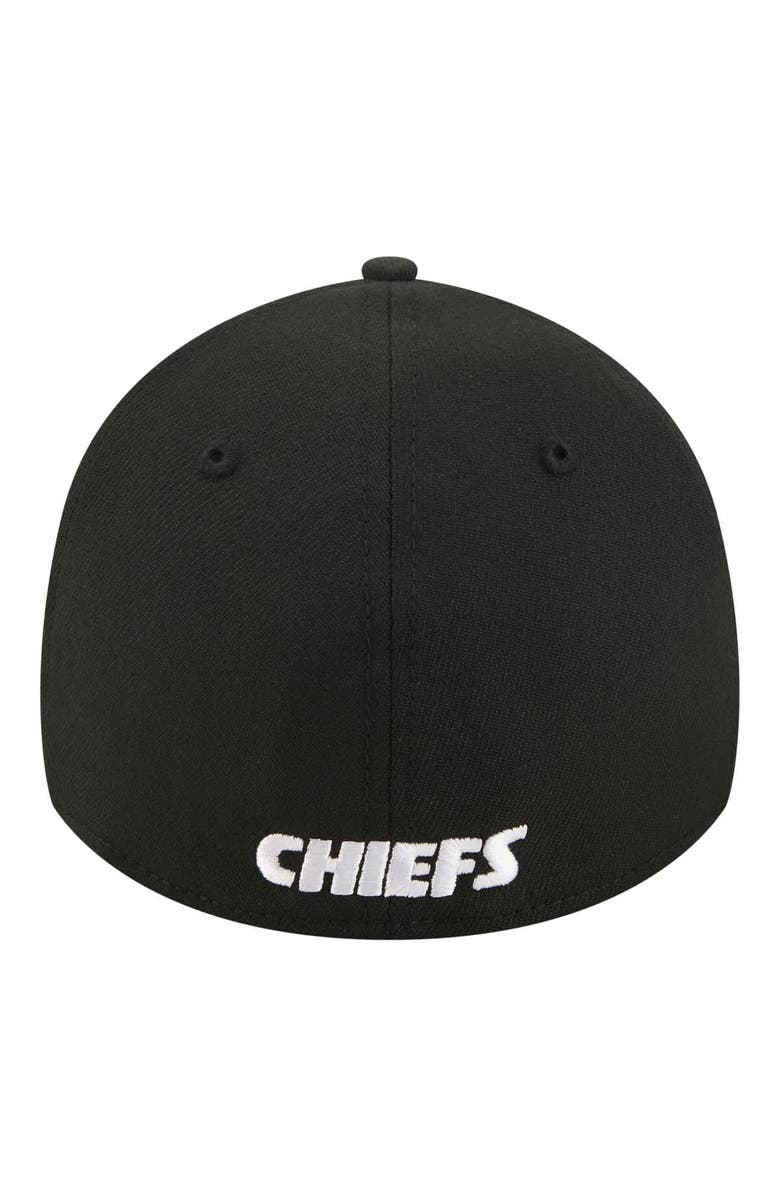 New Era Men's New Era Black Kansas City Chiefs Core Team 39THIRTY Flex Hat, Alternate, color, Black