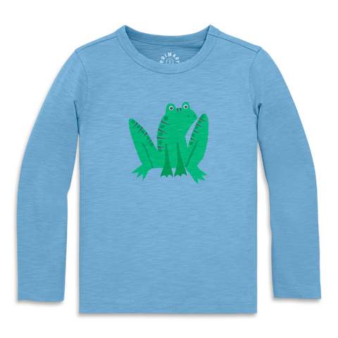 Kids Long Sleeve Frog Tee