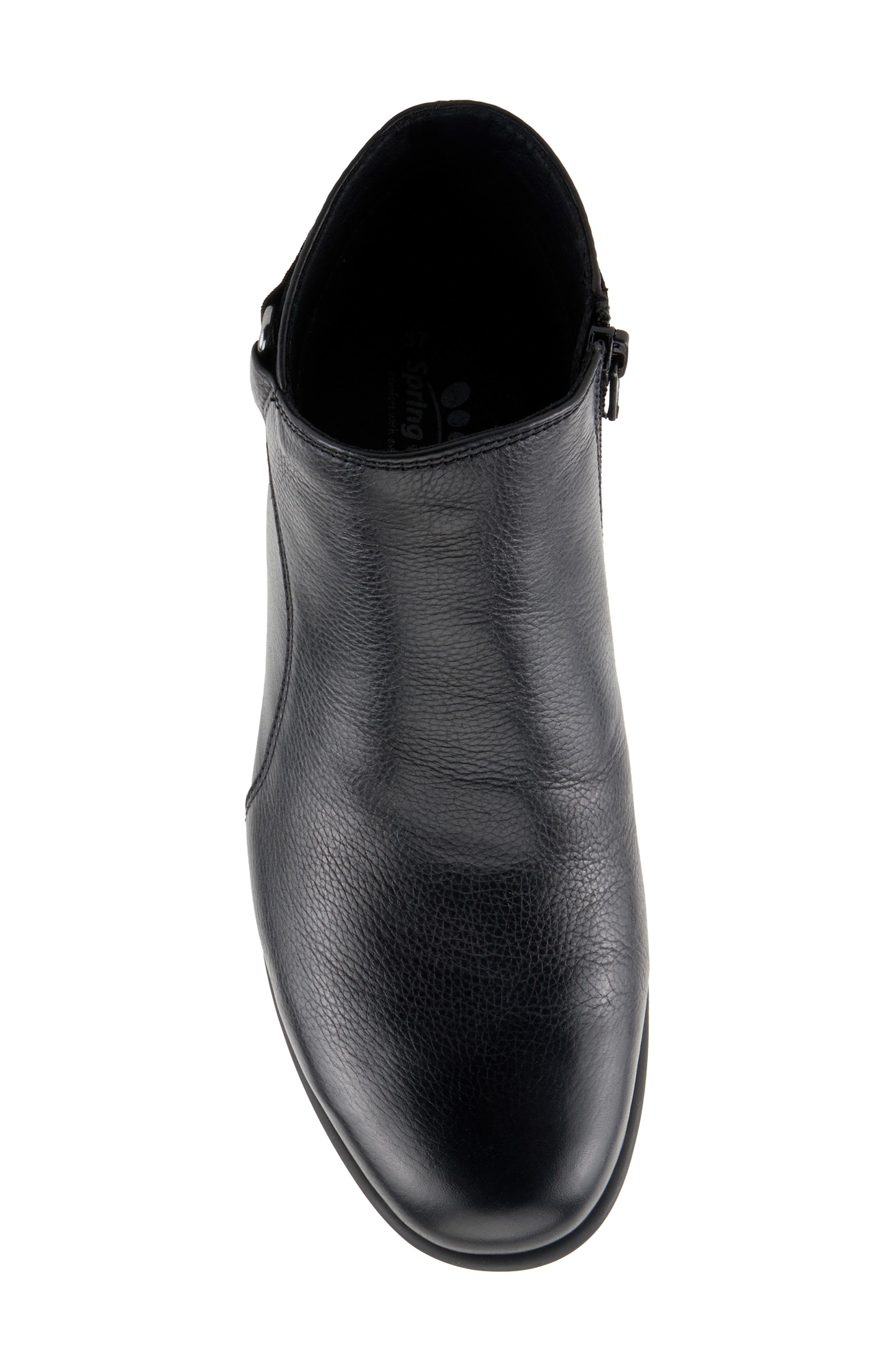 Spring Step Abruzzo Platform Wedge Bootie, Alternate, color, Black