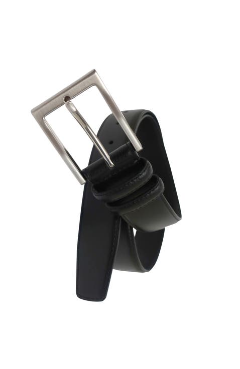 Textured Leather Belt