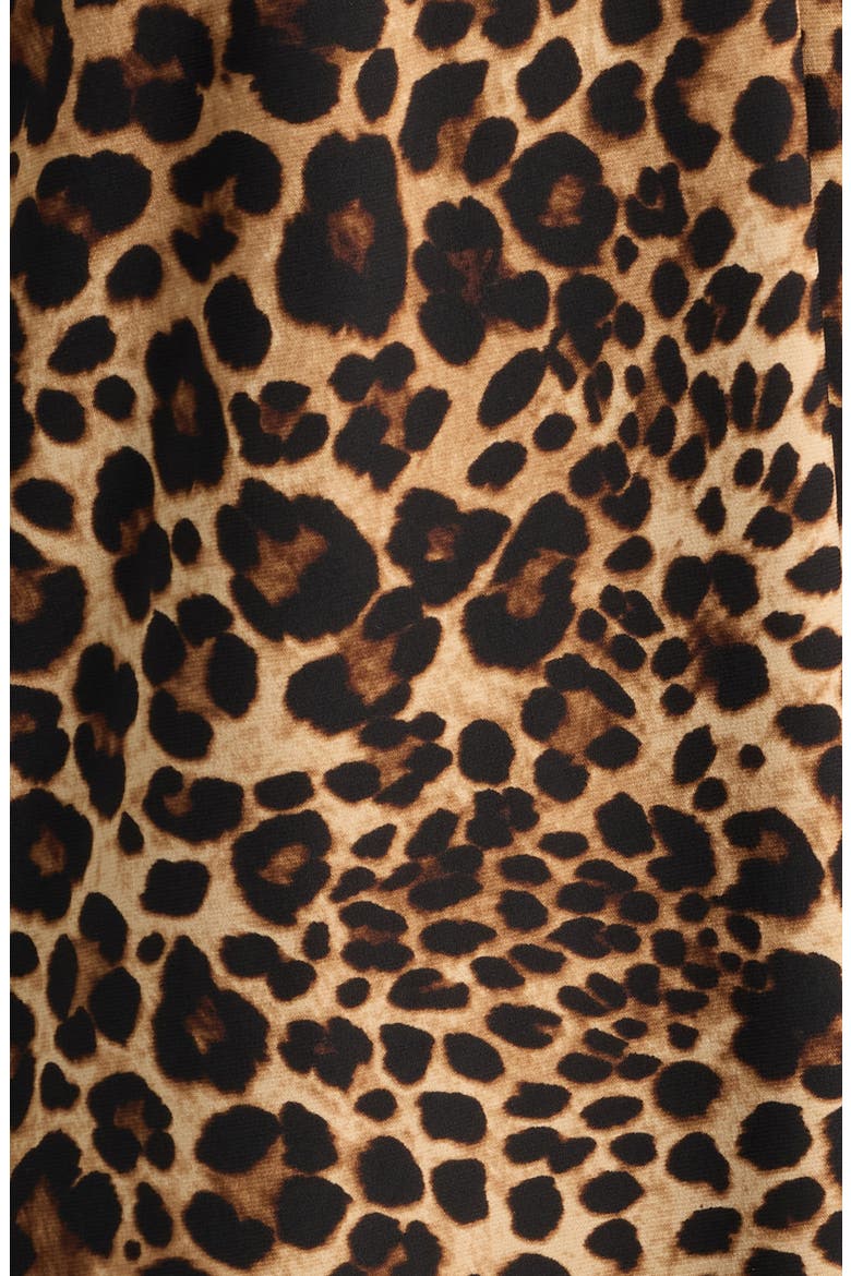 Printed Notched V-Neck Long Sleeve Top, Alternate, color, ANNE BLACK MULTI