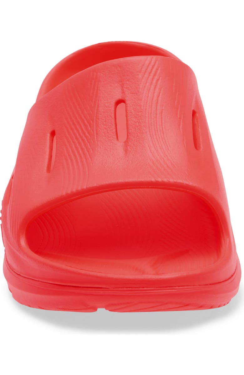 HOKA Ora Recovery Slide 3 Sandal, Alternate, color, Neon Flame / Neon Flame