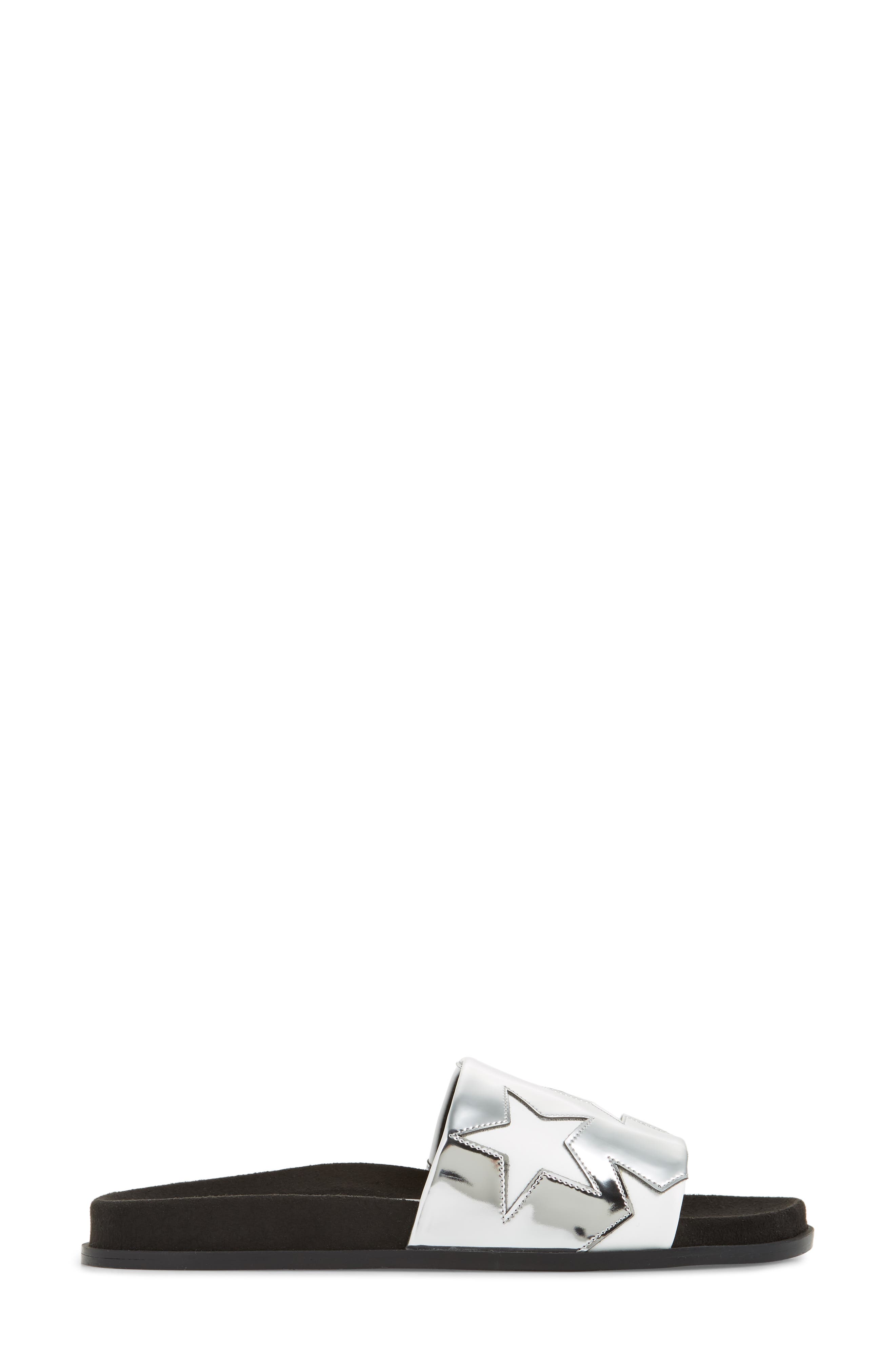 Stella McCartney Star Slide Sandal, Alternate, color, 