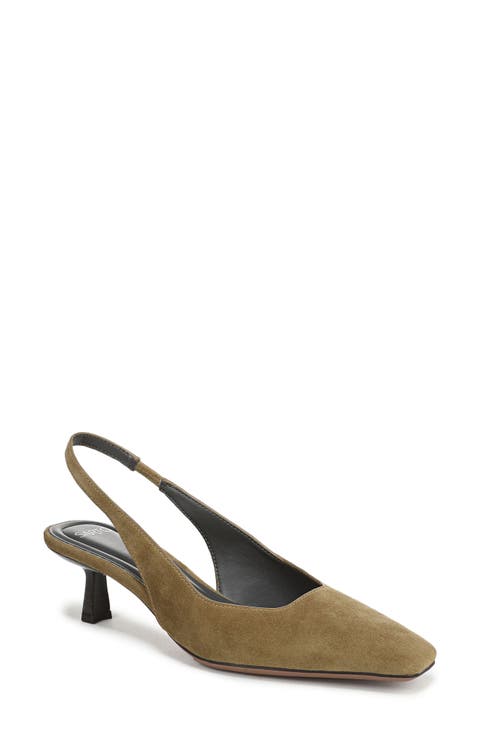 Raven Slingback Kitten Heel Pump (Women)