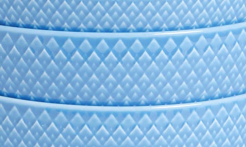 Lyngby Porcelaen Rhombe Color Set Of 4 Bowls In Blue