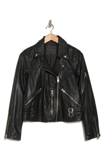Allsaints Elva Leather Biker Jacket