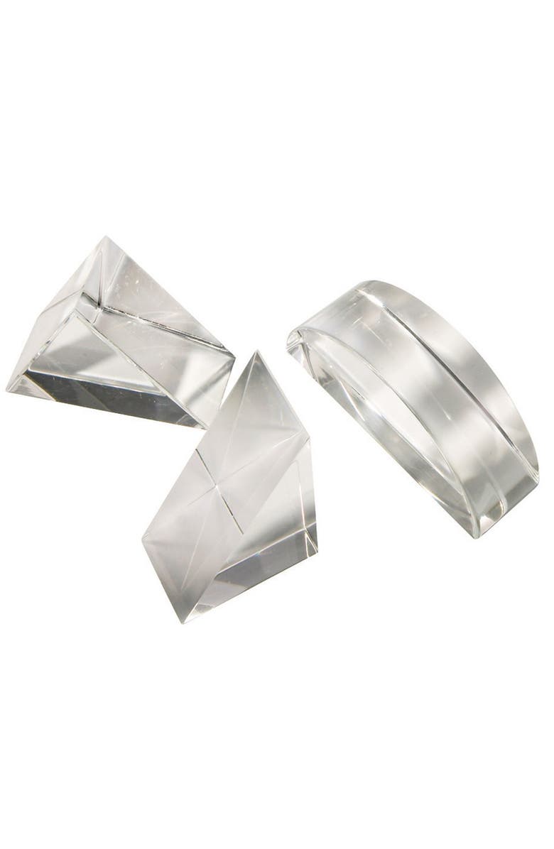 Kaplan Early Learning Company Perspex Prisms - Set of 7, Alternate, color, Clear