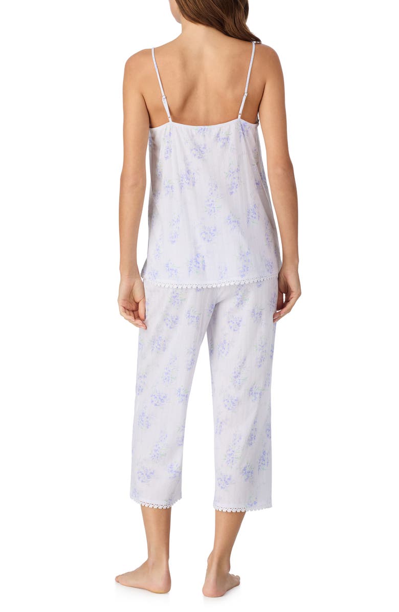 Eileen West Sleeveless Capri Cotton Jersey Pajamas, Alternate, color, 