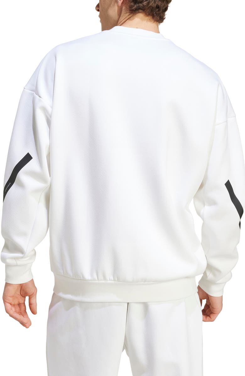 adidas Z.N.E Oversize Crewneck Sweatshirt, Alternate, color, 