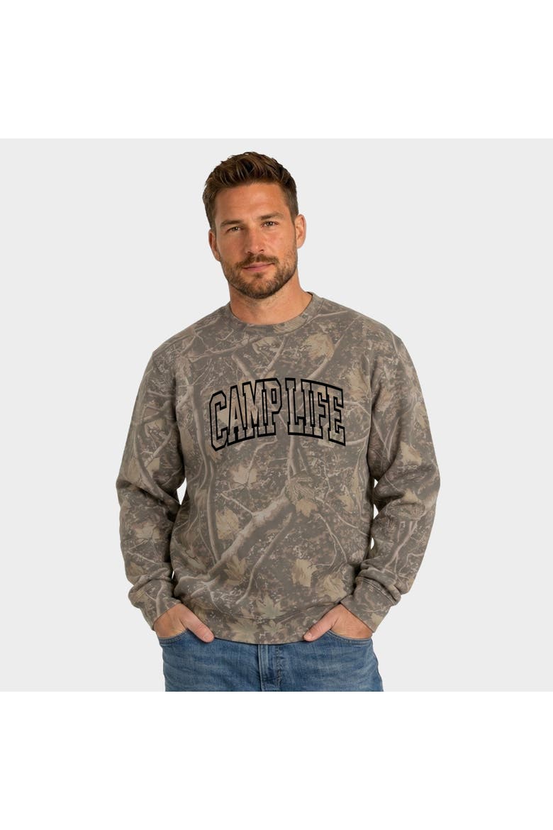 Camp Life Varsity Camo Sweatshirt, Alternate, color, Camo