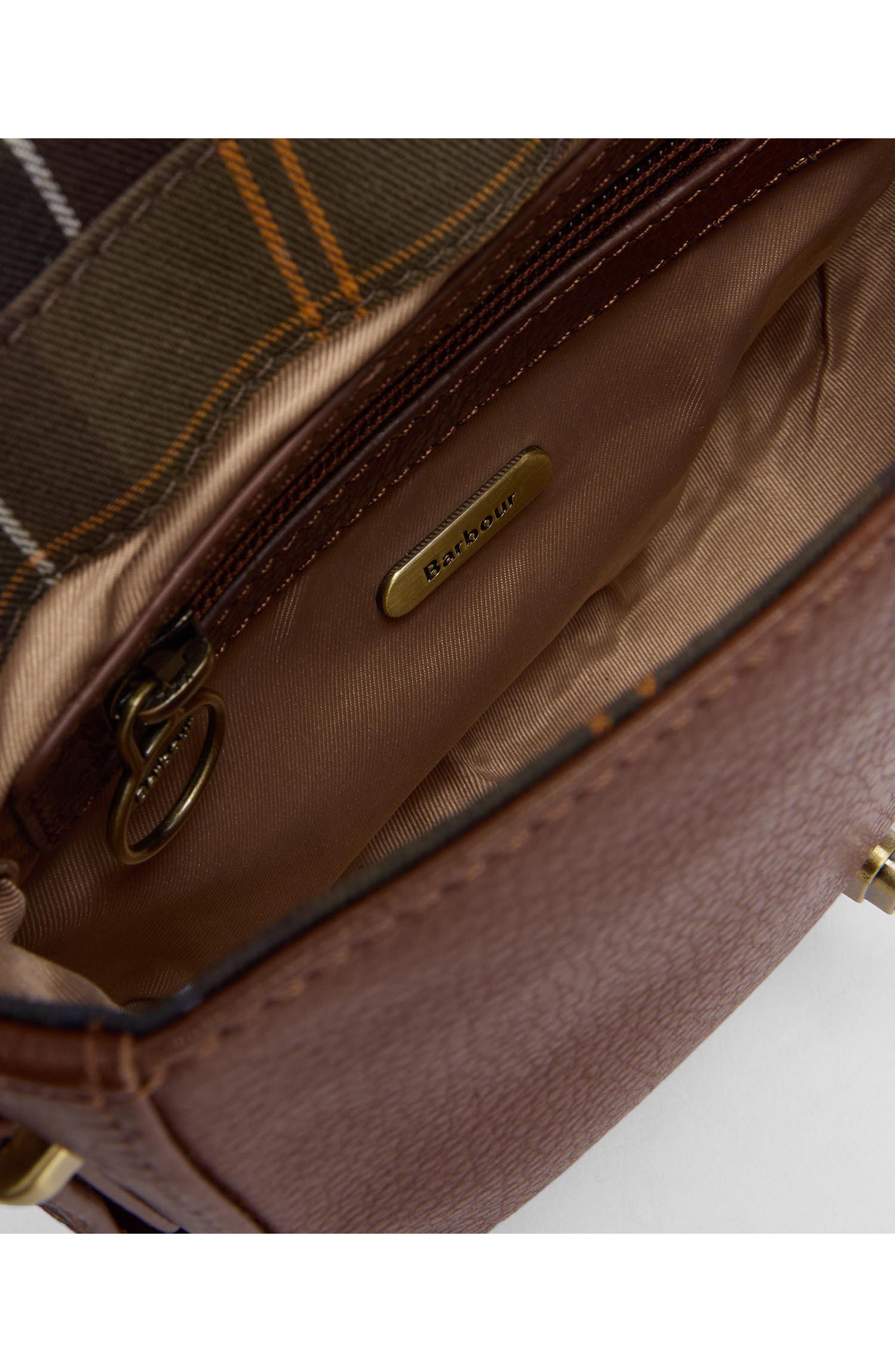 Barbour Elm Leather Crossbody Bag, Alternate, color, 