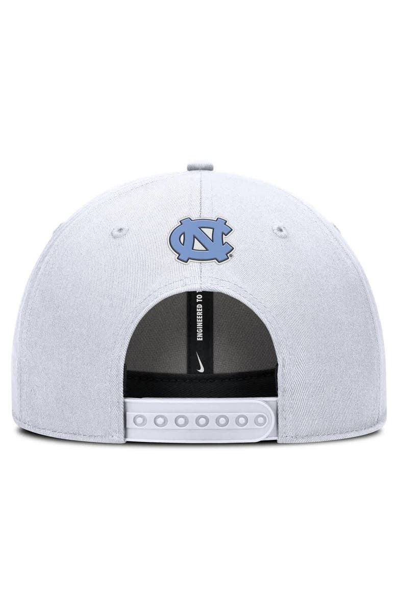 Nike Men's Nike White North Carolina Tar Heels Rise Practice Adjustable Hat, Alternate, color, White