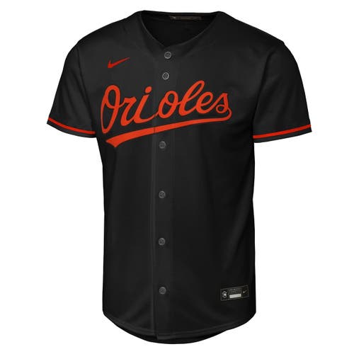 Nike Youth Black Baltimore Orioles Alternate Replica 2.0 Jersey In Black