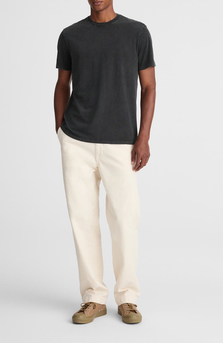 Madewell The Rockaway Garment Dye T-Shirt, Alternate, color, Coal