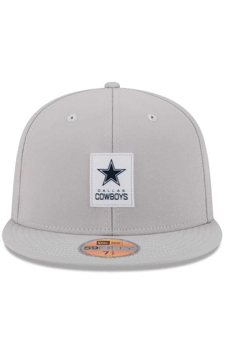 New Era Men's New Era Gray Dallas Cowboys 2025 Sideline  59FIFTY Fitted Hat, Alternate, color, Gray