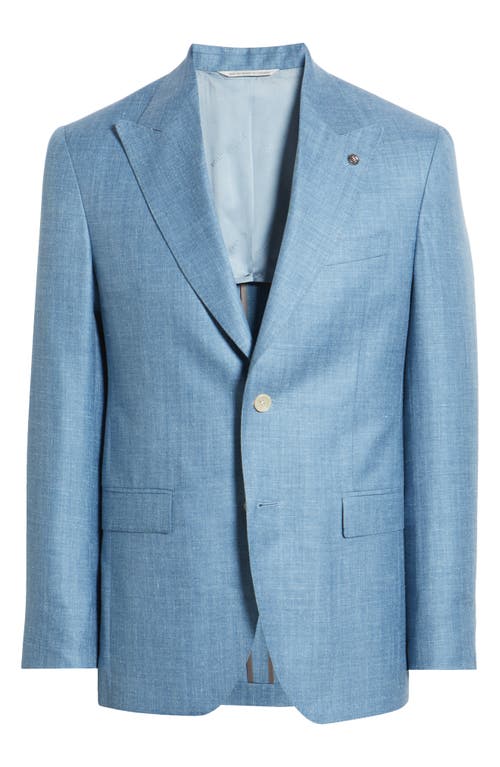 Jack Victor Marcus Peak Lapel Sport Coat In Light Blue