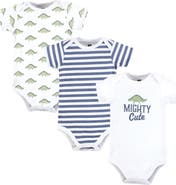 Hudson Baby Soft Cotton Bodysuit Triple Pack