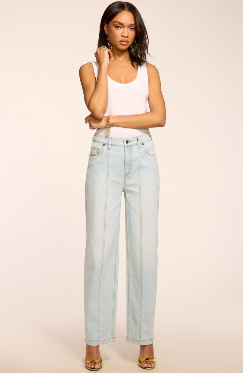 Ramy Brook Nadia Straight Leg Jeans, Alternate, color, Bleach Wash