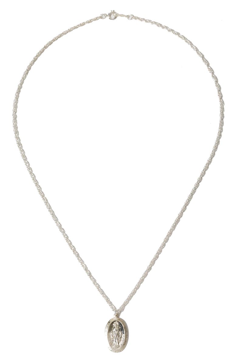 Child of Wild The Mary Pendant Necklace, Alternate, color, Silver