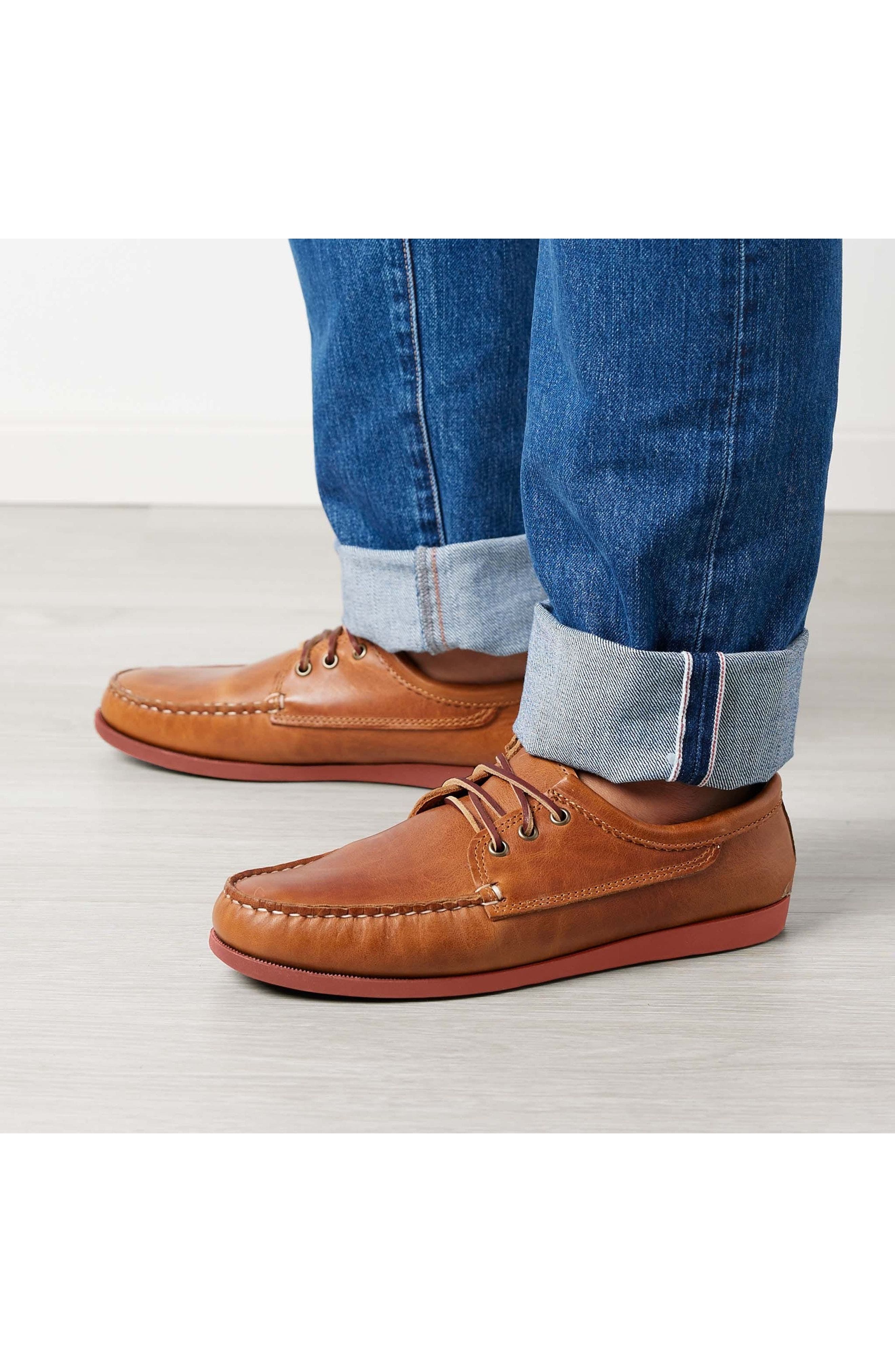 Blucher Shoe, Alternate, color, Whiskey