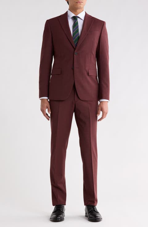 Solid Two-Button Suit
