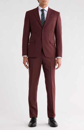 Solid Two-Button Suit