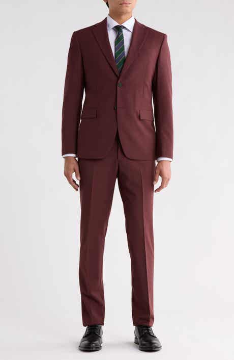 Solid Two-Button Suit