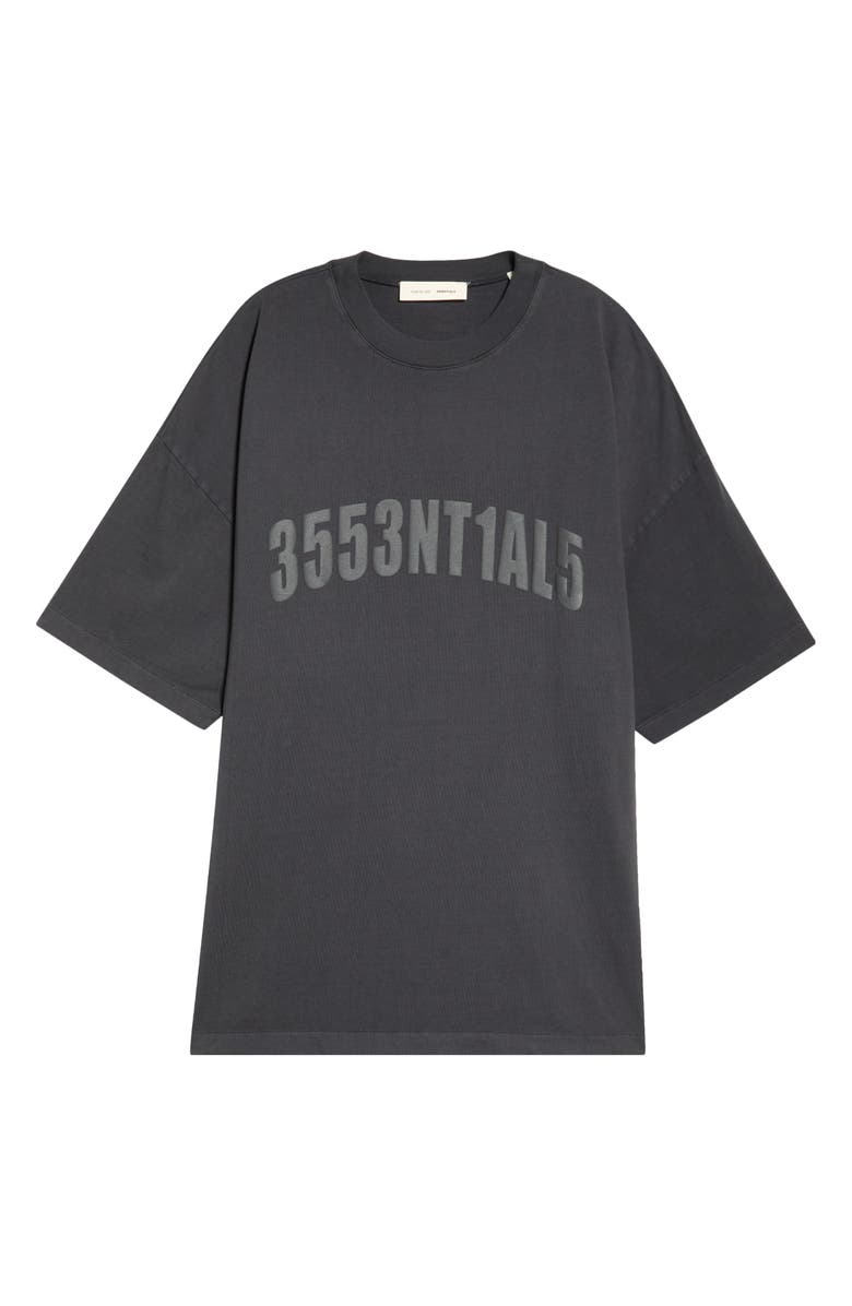 Fear of God Essentials 
90s Fit Logo Graphic T-Shirt, Alternate, color, Vintage Black